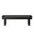 Plank & Hide Co Plank & Hide Deco Shuffleboard Table – Black with Chrome Inlays, sleek modern shuffleboard game table with black finish and chrome inlays, designed for entertainment and recreation.