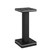 Plank & Hide Co Plank & Hide Deco Floor Cue Rack – Black or Greige, modern black cue rack with a square top and base with multiple holes for cue stick storage.
