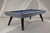 Doc & Holliday Bellano Slate Pool Table by Doc & Holliday in Matte Smoke, modern design with a sleek slate surface and black legs.