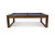 Doc & Holliday Redford Slate Pool Table in Van Dyk Brown, showcasing a stylish and sturdy pool table with a wood finish and blue playing surface.