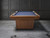 Rear view of the Kaci Slate Pool Table without the dining top, showing clean modern lines and sturdy build.