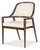 Hooker Furniture Archives Upholstered Barrel-Back Arm Chair (2 per ctn/price ea)