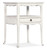 Hooker Furniture Charleston One-Drawer Magnolia White Accent Table