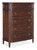 Hooker Furniture Charleston Five-Drawer Dark Wood Chest