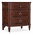 Hooker Furniture Charleston Three-Drawer Nightstand in Dark Wood