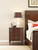 Hooker Furniture Charleston Three-Drawer Nightstand in Dark Wood