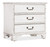 Hooker Furniture Charleston Three-Drawer Nightstand in White Heron