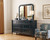 Hooker Furniture Charleston Seven-Drawer Dresser in Black