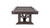 Plank & Hide Co Lucas Pool Table & Shuffleboard Combo, wooden game table with a dark finish, designed for playing both pool and shuffleboard.