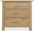 Hooker Furniture Driftwood Three-Drawer Light Wood Nightstand