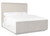 Hooker Furniture Modern Mood Dark Wood King Upholstered Panel Bed