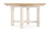 Hooker Furniture Retreat Pole Rattan Round Light Wood Dining Table with 1-20 inch leaf, showcasing a light wood finish and round design, suitable for dining and entertaining.