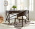 Hooker Furniture Retreat Cane Barrel Back Dark Wood Chair, two chairs in a modern home office setup.