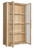 Hooker Furniture Retreat Display Cabinet, wooden display cabinet with glass doors and interior shelves.