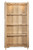 Hooker Furniture Retreat Display Cabinet, unfinished light wood with four shelves and built-in lighting at the top.