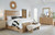 Hooker Furniture Retreat California King Cane Panel Bed, elegant bedroom with natural wood finish, tall headboard, and cozy decor.