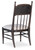 Hooker Furniture Americana Upholstered Seat Dark Wood Side Chair (2 per ctn/price ea)