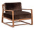 Hooker Furniture Moraine Accent Chair in Marcella Chocolate