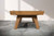 Doc & Holliday George Slate Pool Table by Doc & Holliday in Glazed Maple, featuring a wooden construction with a sleek and modern design, placed on a concrete floor with a bright, minimalist background.