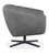 Hooker Furniture Mina Swivel Chair in Buckskin Dark Grey