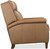 Hooker Furniture Randall Billows Caramel Power Recliner with Pop-Up Headrest