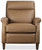 Hooker Furniture Randall Billows Caramel Power Recliner with Pop-Up Headrest