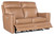 Hooker Furniture Twain Zero Gravity Fawn Power Loveseat with Power Headrest and Lumbar