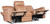 Hooker Furniture Twain Zero Gravity Fawn Power Sofa with Power Headrest and Lumbar
