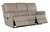 Hooker Furniture Somers Somers Dark Taupe Power Sofa w/Power Headrest