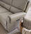 Hooker Furniture Somers Somers Dark Taupe Power Sofa w/Power Headrest