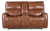 Hooker Furniture Crosby Zero Gravity Power Console Loveseat with Power Headrest and Lumbar