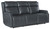Hooker Furniture Nelson Zero Gravity Salvo Denim Power Sofa with Power Headrest and Lumbar