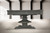 Plank & Hide Co Beaumont Slate Pool Table in Marble Grey, modern slate pool table with a grey marble finish and sturdy base in a minimalist game room.