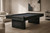 Doc & Holliday Slater Slate Pool Table - Matte Black Maple, modern stylish pool table in a contemporary living room setting.