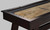 C.L. Bailey Tunbridge Shuffleboard in Weathered Brown, close-up image showing the detailed wooden frame and playing surface.