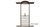C.L. Bailey Deluxe Wall Cue Rack, warm chestnut wall-mounted cue storage rack with multiple slots for cues and a bottom shelf for accessories.