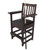 C.L. Bailey Tunbridge spectator chair in Weathered Brown finish styled in a rustic game room