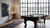 C.L. Bailey Dutchess Slate Pool Table, black wooden pool table with green felt top in modern living room with large window, artwork, and lounge chair.
