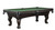 C.L. Bailey Dutchess Slate Pool Table, elegant black wood pool table with ornate carved legs and a green felt playing surface.