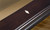 C.L. Bailey Elayna Slate Pool Table, close-up view showing the rich dark wood finish and sleek design.