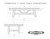 C.L. Bailey Tunbridge Pool Table & Shuffleboard in Weathered Brown, showing the dimensions and design blueprint of the 7-foot pool table.