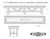C.L. Bailey Tunbridge Pool Table & Shuffleboard in Weathered Brown, illustrated technical drawing showing dimensions and layout for the pool table and shuffleboard.