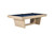 Doc & Holliday Kaci 8-foot slate pool table in Natural Ash finish 3/4 angled view on white background