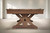 Plank & Hide Co Otis 8' Slate Pool Table in Honey Ash with free installation, showing a wooden pool table in honey ash finish with sturdy cross-legged base, set against a white paneled wall.