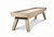 Doc & Holliday George 12ft Shuffleboard Table – Natural Ash, a wooden shuffleboard game with a modern design and sturdy legs, ideal for recreational gaming and entertainment.