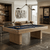 Plank & Hide Deco 8' Slate Pool Table in Glazed Maple