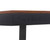 Plank & Hide table tennis table black side rail with engraved logo and walnut edge