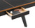 Modern table tennis table with built-in accessory storage drawer for paddles and balls