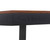 Plank & Hide Co Harper Black Table Tennis Table with Drawer by Plank & Hide, showcasing a black finish with wood accents and engraved branding on the side.