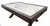 Presidential Billiards Breckenridge Air Hockey Table, a modern table with a sleek white playing surface and wooden frame, designed for recreational air hockey games.